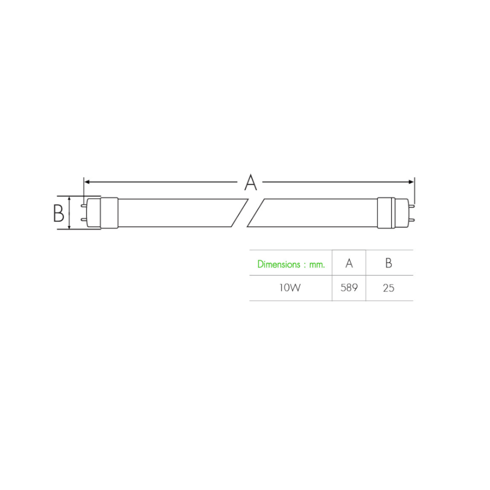 หลอดไฟ LED T8 LITON+ รุ่น SABER PRO 10 วัตต์ แสงเดย์ไลท์_7